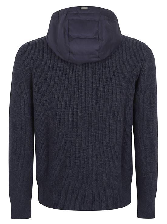 25FW 에르노 콘 카디드 울 G.7 & 스웨이드 이펙트 리조트 자켓 MP00001UR 70260 9201 BLU - HERNO