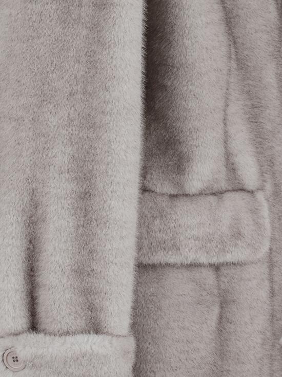 25FW 에르노 얼터너티브 멜란지 밍크 퍼 코트 GC000545D 12739 9410 GRIGIO CHIARO - HERNO