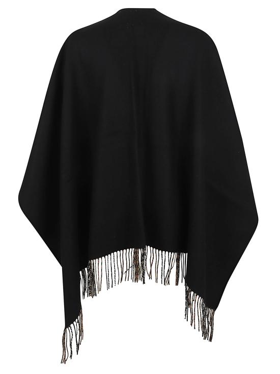 25FW 버버리 체크 울 리버시블 케이프 8077897 A1189 BLACK - BURBERRY