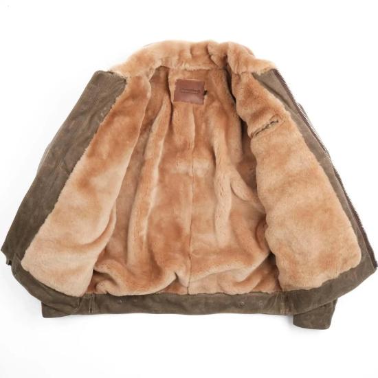  Freenote Cloth 무스탕 프리노트 클로스 Rj 2 20온스 시어링 안감 왁스 캔버스 재킷 담배색 - OTHER BRANDS