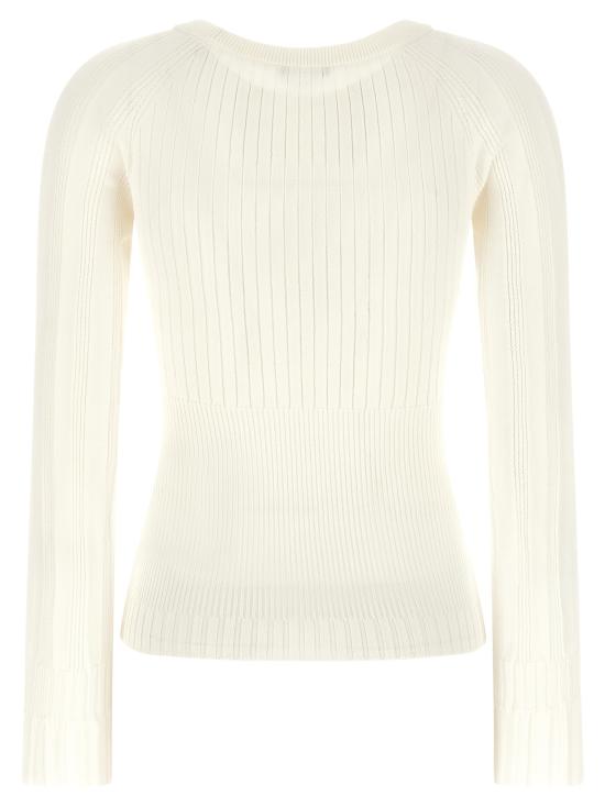 26SS 발망 스웨터 GF1ARA60KJ450FA White - BALMAIN