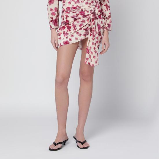 26SS 이자벨마랑 숏 스커트 JU0422FCD1J11I Pink