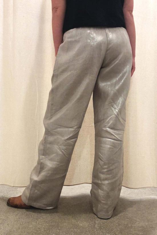  Nary 스트레이트 팬츠 네리 플리츠 하이웨이스트 팬츠 샴페인 - OTHER BRANDS