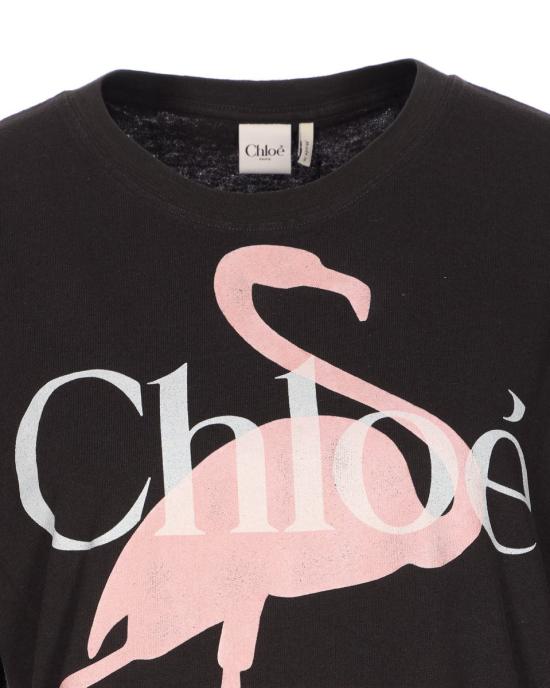 26SS 끌로에 반팔 티셔츠 26SJH20807070 Black - CHLOE