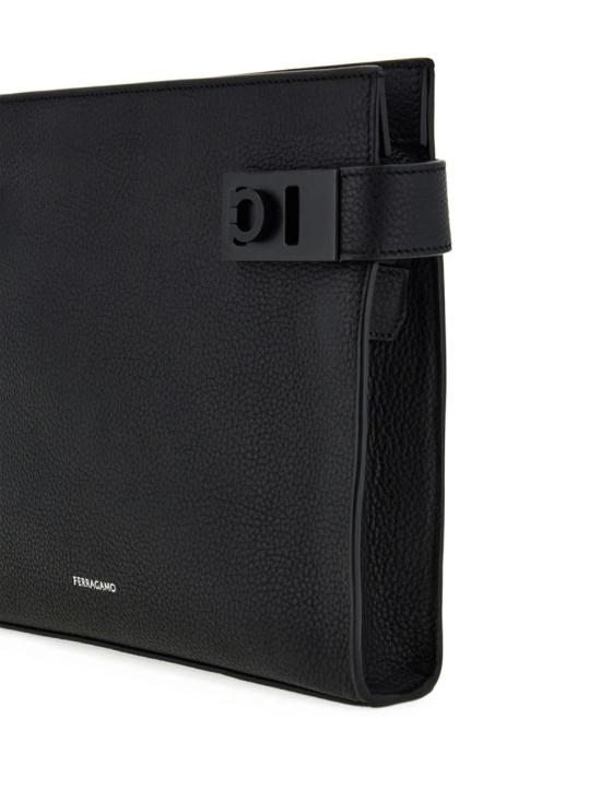 25FW 살바토레 페라가모 클러치/파우치 241780784939 Black - SALVATORE FERRAGAMO
