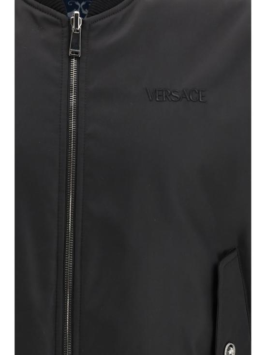 26SS 베르사체 봄버 자켓 10228031A16856 5BE50 Black - VERSACE