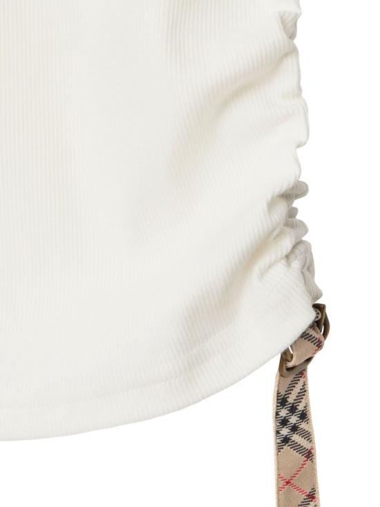 26SS 버버리 긴팔 티셔츠 8109197 B8764 Chalk - BURBERRY