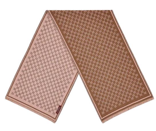 24FW 구찌 GG 울 스카프 839035 3GAMQ2572 Brown - GUCCI