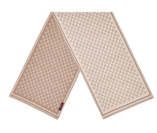 24FW 구찌 GG 울 스카프 839035 3GAMQ9778 Beige ivory - GUCCI