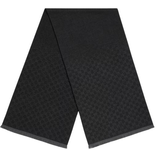 24FW 구찌 GG 울 스카프 848507 3G2001063 Black - GUCCI