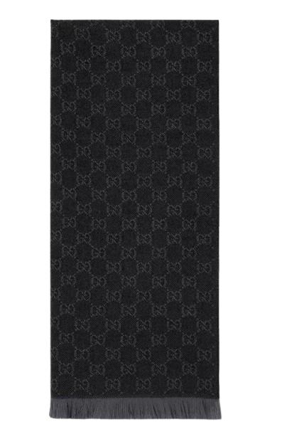 24FW 구찌 GG 울 스카프 848507 3G2001063 Black