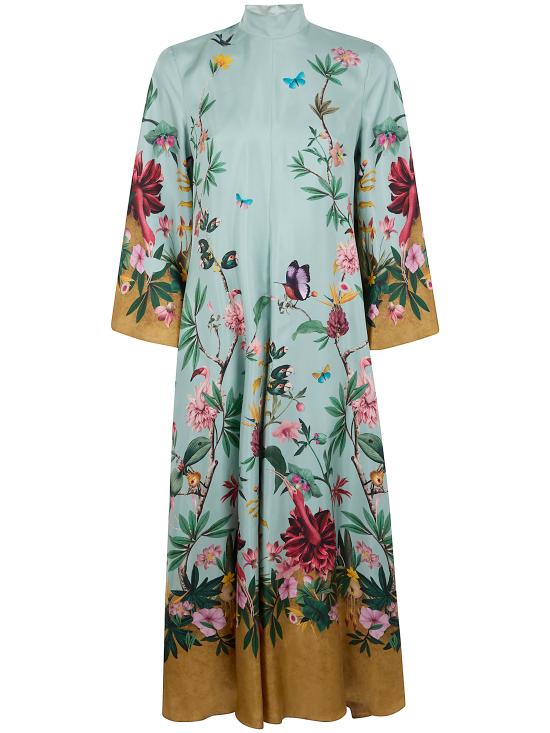 26SS 라 더블제이 롱 원피스 DRE0232 SIL001ZOF06 BU01 ZOOFLORA PLAC E