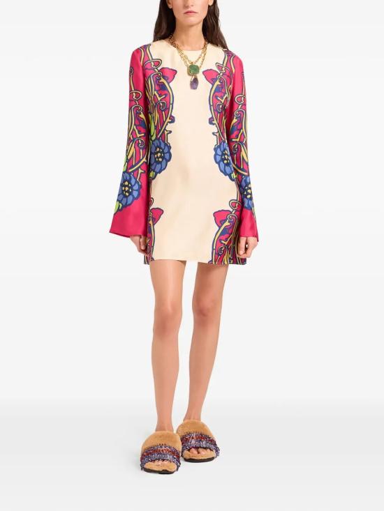 26SS 라 더블제이 숏 원피스 DRE0619 SIL006LEM02 PI01 LEMURIA PLAC E - LA DOUBLEJ