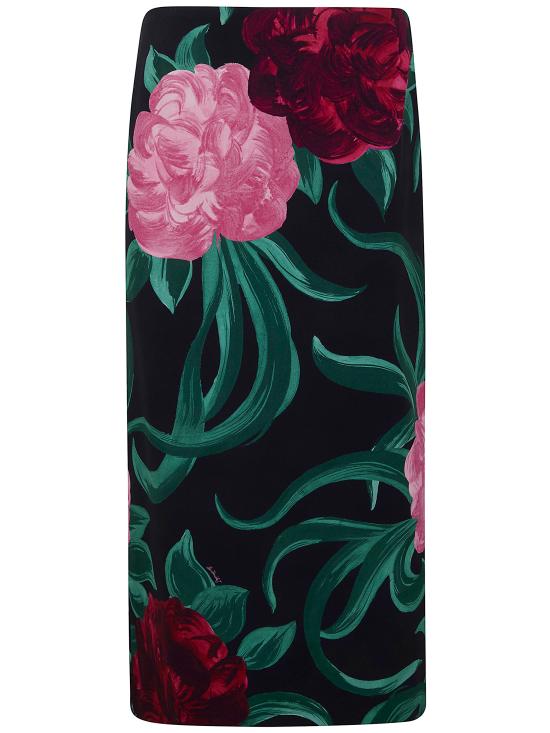 26SS 라 더블제이 미디 스커트 SKI0011 SAB001PEO05 BL01 PEONY - LA DOUBLEJ