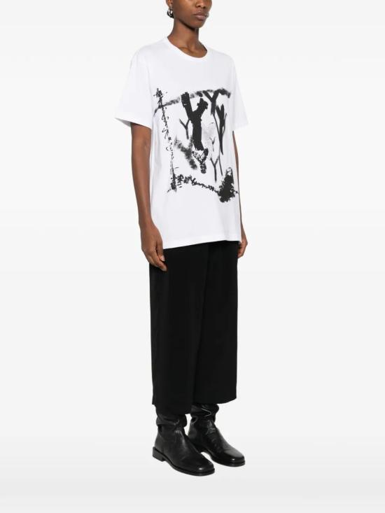 26SS 와이쓰리 반팔 티셔츠 YQ T25 678 1 OFF WHITE - Y-3