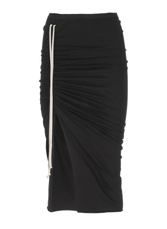 25FW 다크쉐도우 미디 스커트 DS02E7335 RN09 Black