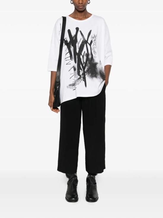 26SS 와이쓰리 반팔 티셔츠 YQ T27 678 1 OFF WHITE - Y-3