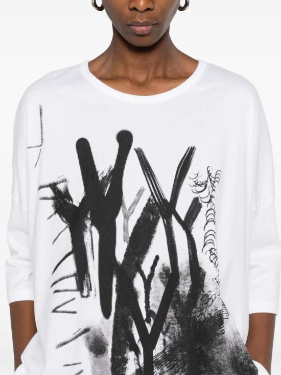 26SS 와이쓰리 반팔 티셔츠 YQ T27 678 1 OFF WHITE - Y-3