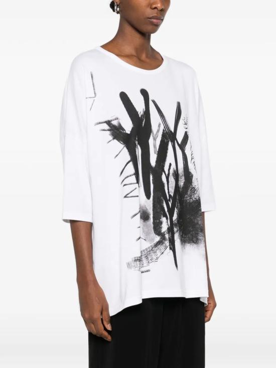 26SS 와이쓰리 반팔 티셔츠 YQ T27 678 1 OFF WHITE - Y-3