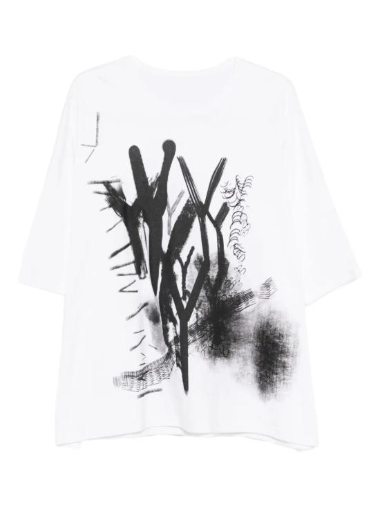 26SS 와이쓰리 반팔 티셔츠 YQ T27 678 1 OFF WHITE - Y-3