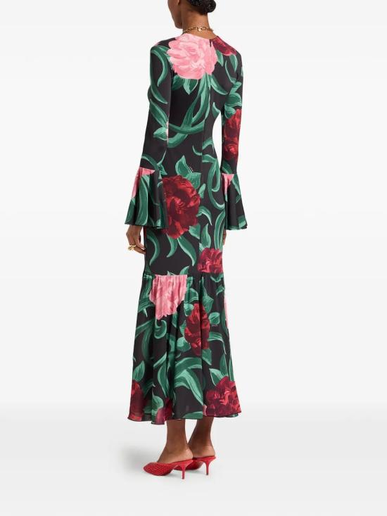 26SS 라 더블제이 미디 원피스 DRE0987 CRE001PEO05 BL01 PEONY - LA DOUBLEJ
