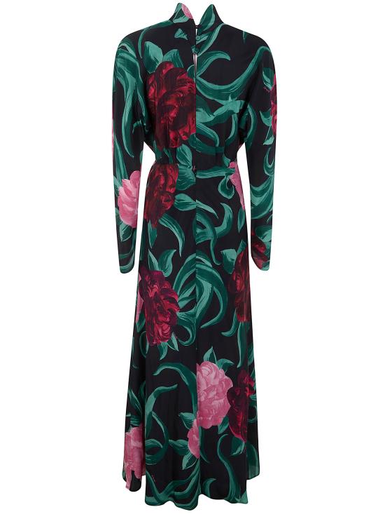 26SS 라 더블제이 미디 원피스 DRE0987 CRE001PEO05 BL01 PEONY - LA DOUBLEJ