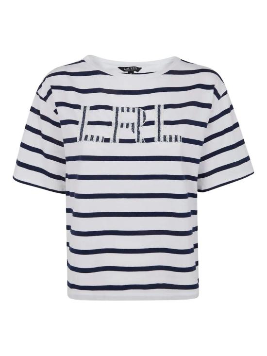 26SS 랄프 로렌 반팔 티셔츠 200P03752002 WHITE REFINED NAVY - RALPH LAUREN