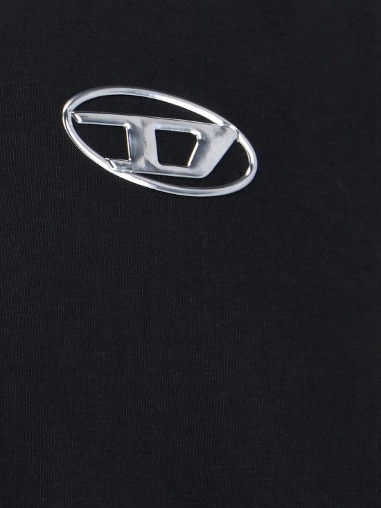 26SS 디젤 반팔 티셔츠 A17880 0CLBR 9XX Black - DIESEL