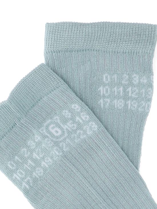 26SS MM6 메종마르지엘라 양말 S52TL0038 M13244 544 Blue - MM6 MAISON MARGIELA