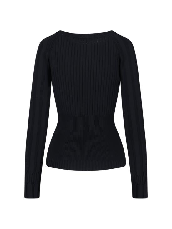 26SS 발망 스웨터 GF1ARA60KJ45 0PA Black - BALMAIN