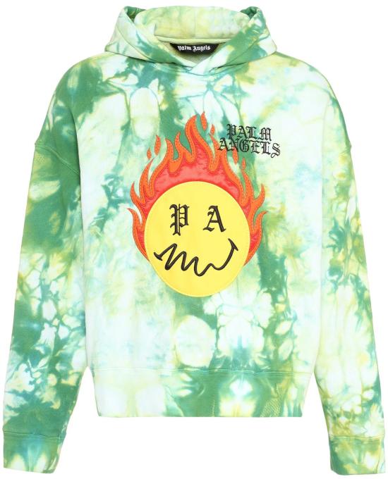  팜앤젤스 스웨터 PMBB098R21FLE0035718 GREEN - PALM ANGELS