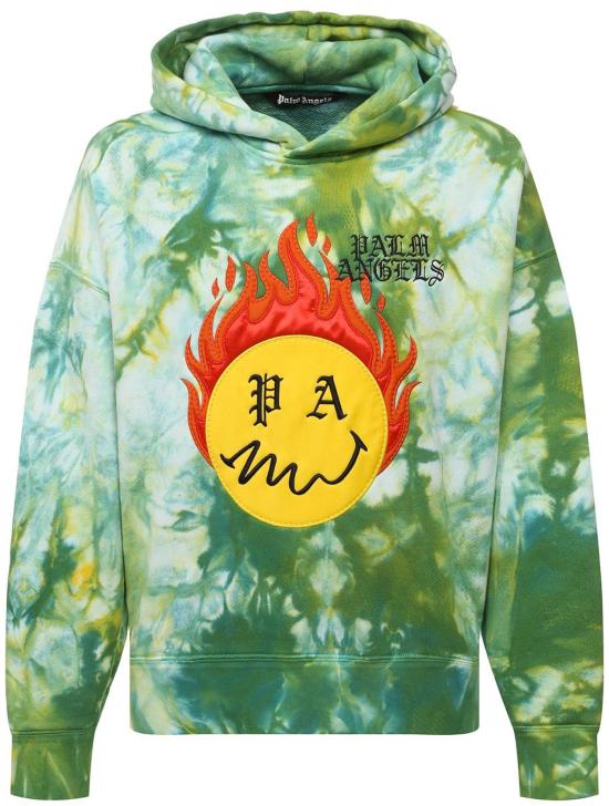  팜앤젤스 스웨터 PMBB098R21FLE0035718 GREEN - PALM ANGELS