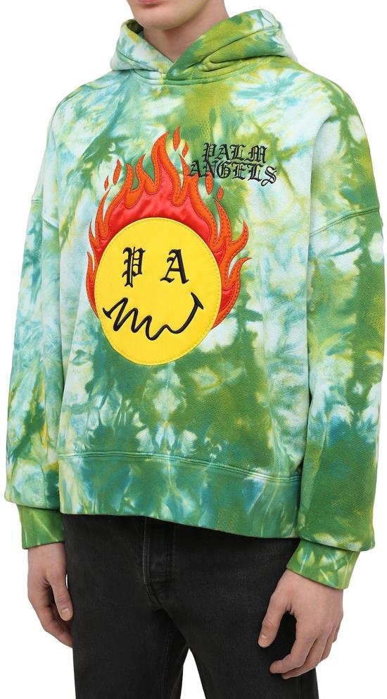  팜앤젤스 스웨터 PMBB098R21FLE0035718 GREEN - PALM ANGELS