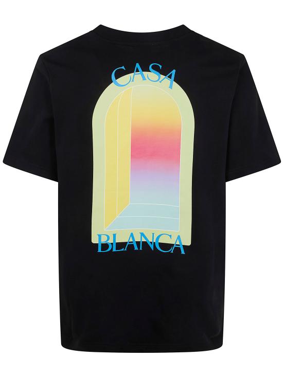 26SS 카사블랑카 반팔 티셔츠 M SP26 JTS 001 14 BLACK - CASABLANCA