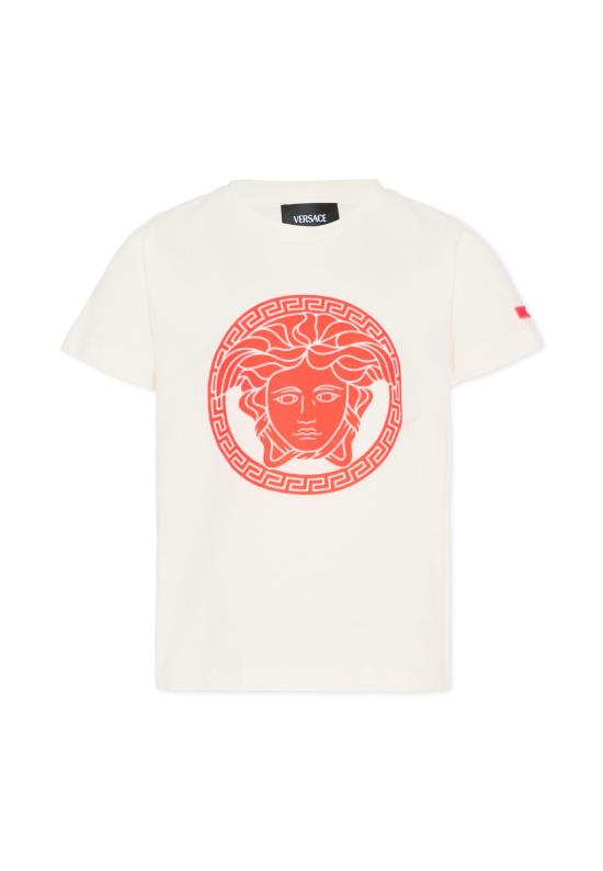 26SS [키즈] 베르사체 티셔츠 1018570 1A16957 2W830 IVORY