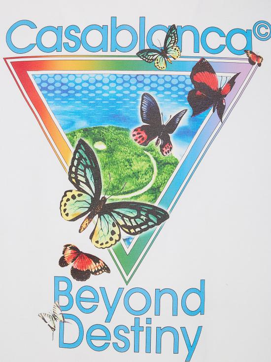 26SS 카사블랑카 반팔 티셔츠 M SP26 JTS 001 16 BRIGHT WHITE - CASABLANCA