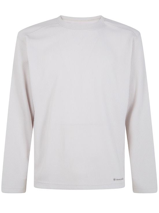 25FW 스노우피크 긴팔 티셔츠 SW 25AU011 OFF WHITE