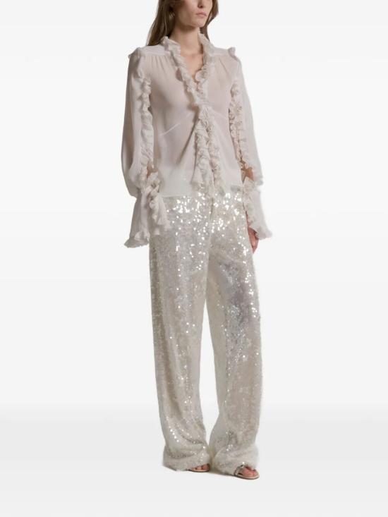 26SS 알베르타 페레티 스트레이트 팬츠 0324 1645 0003 IVORY - ALBERTA FERRETTI