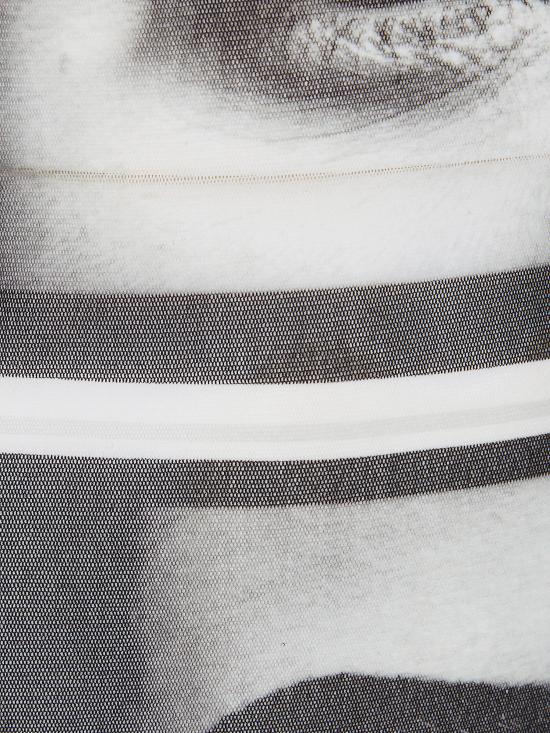 26SS 장 폴 고티에 숏 원피스 26 01 W DR134 M021P 000201 BLACK GREY WHITE - JEAN PAUL GAULTIER