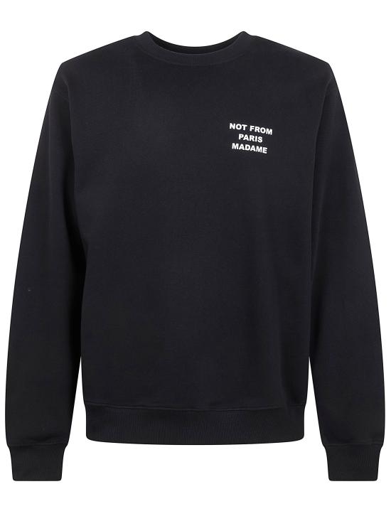 26SS 드롤드무슈 긴팔 티셔츠 PERM SW149 CO127 098 BLACK - DROLE DE MONSIEUR