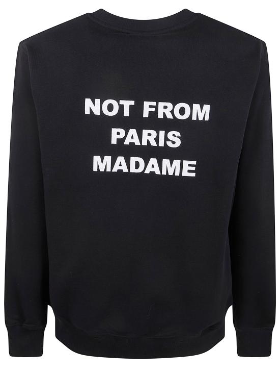 26SS 드롤드무슈 긴팔 티셔츠 PERM SW149 CO127 098 BLACK - DROLE DE MONSIEUR