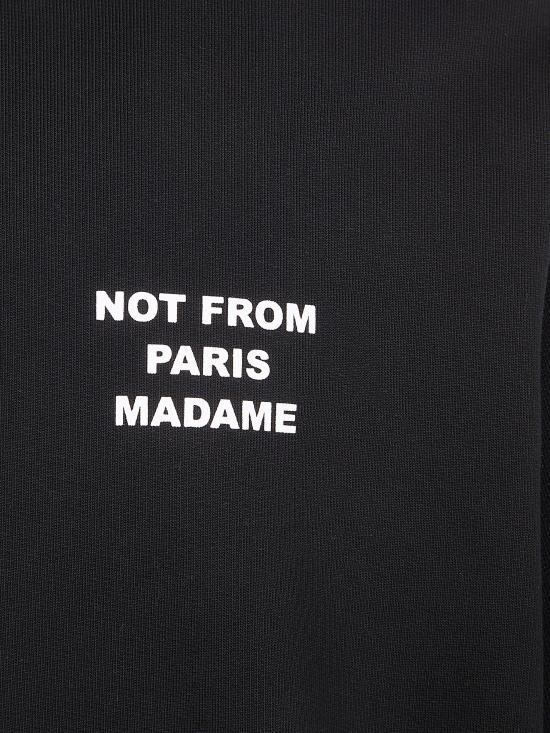 26SS 드롤드무슈 긴팔 티셔츠 PERM SW149 CO127 098 BLACK - DROLE DE MONSIEUR