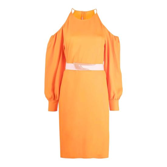  스텔라 맥카트니 미디 원피스 604364SSA027501 ORANGE - STELLA MCCARTNEY