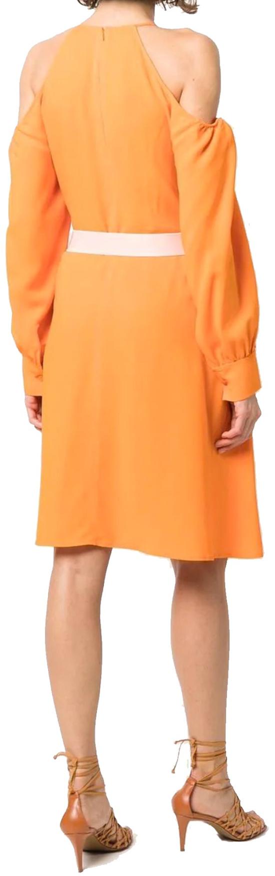  스텔라 맥카트니 미디 원피스 604364SSA027501 ORANGE - STELLA MCCARTNEY