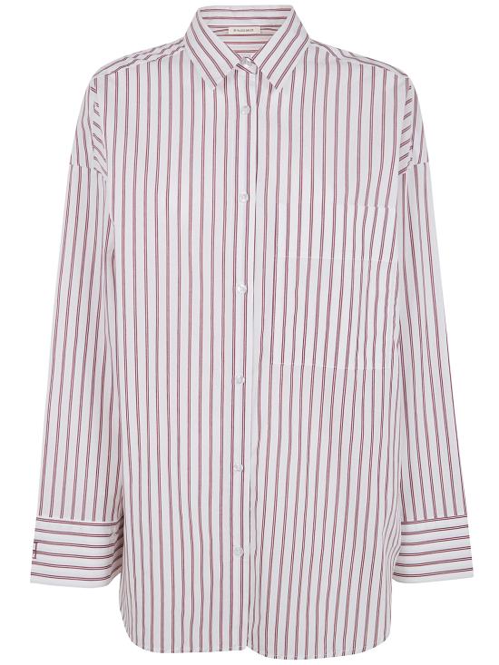 26SS 바이말렌비거 블라우스 103165 QG7 CABERNET STRIPE - BY MALENE BIRGER