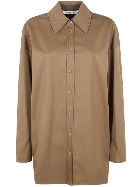 25FW 까르벵 셔츠 6252K21167 N883 CHESTNUT - CARVEN