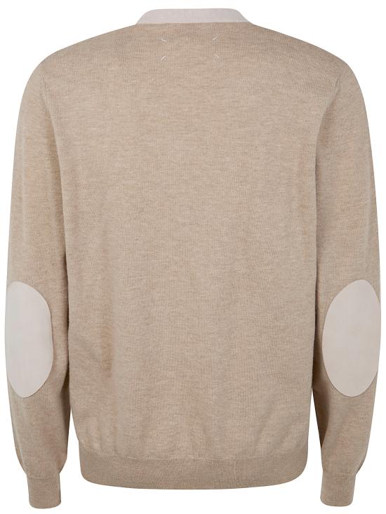25FW 마르지엘라 V넥 가디건 S67HP0034 M13177 003F BEIGE CAMEL - MAISON MARGIELA