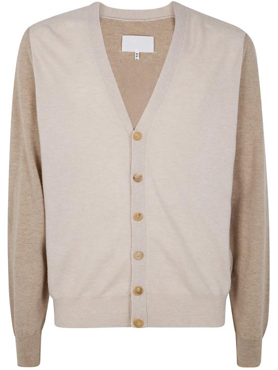 25FW 마르지엘라 V넥 가디건 S67HP0034 M13177 003F BEIGE CAMEL - MAISON MARGIELA