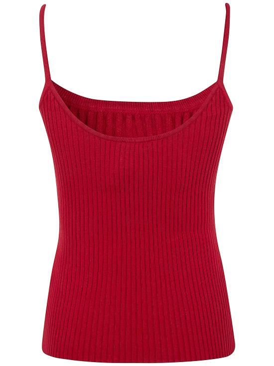 26SS 쿠레쥬 민소매 티셔츠 PERMDE012FI0001 098 4034 RED - COURREGES