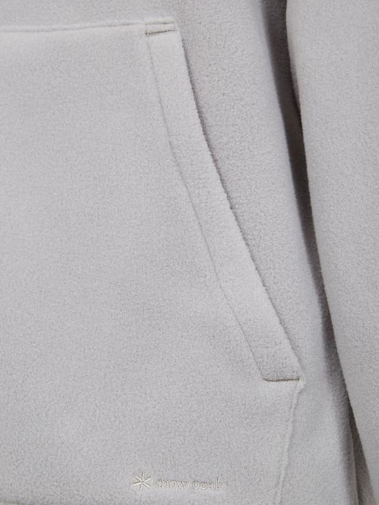 25FW 스노우피크 후드 티셔츠 JK 25AU021 LIGHT GREY - SNOW PEAK